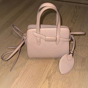 Alaïa mini laser-cut tote bag - dusty pink